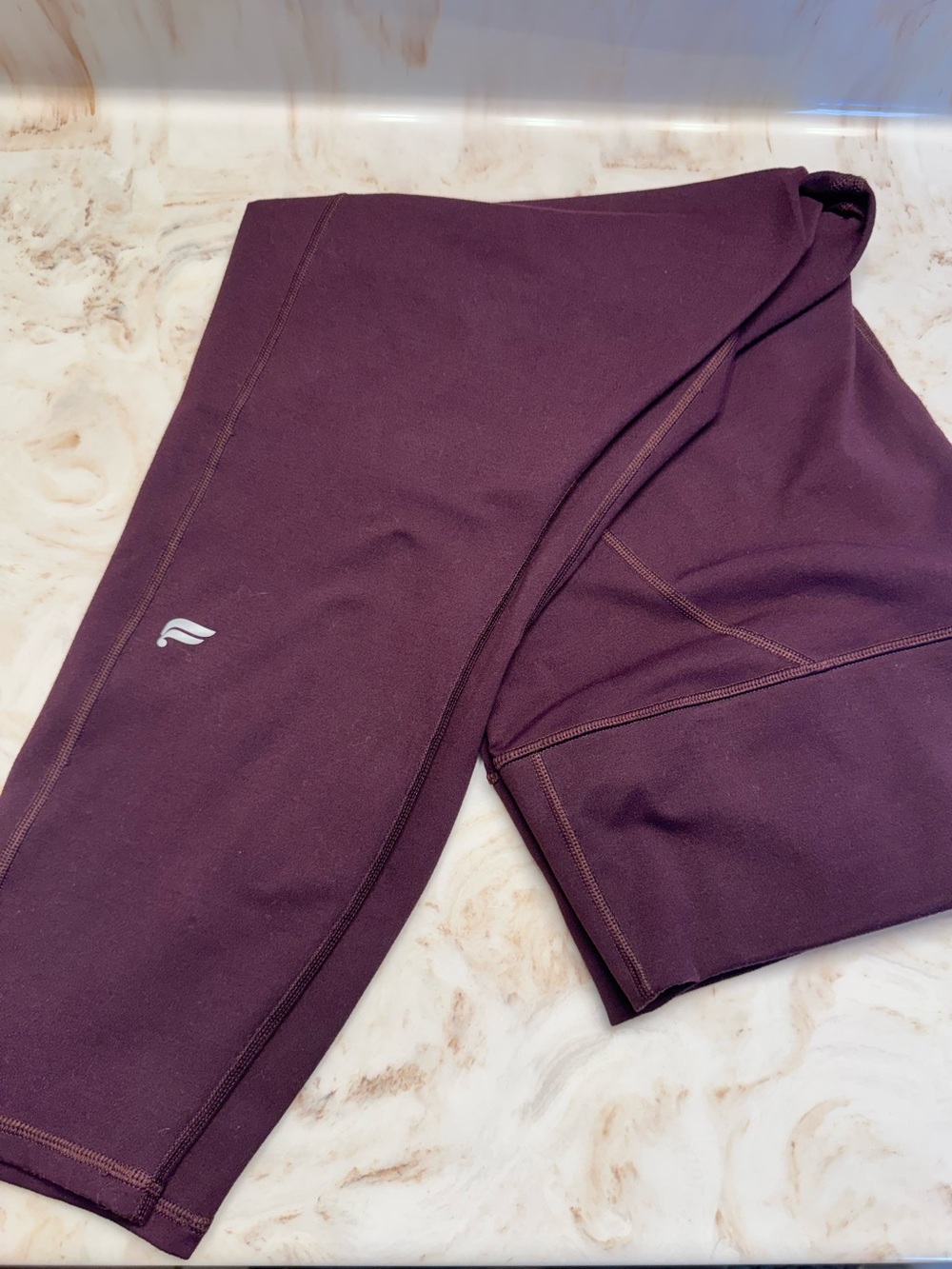 Fabletics Women's Define PowerHold High-Waisted Leggings in Oxblood